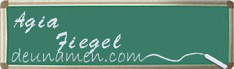 Agia Fiegel Visitenkarte